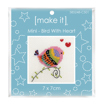 MAKE IT Mini Cross Stitch Kit - Bird with Heart