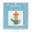 MAKE IT Mini Cross Stitch Kit - Flower Pot