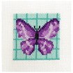 MAKE IT Mini Cross Stitch Kit - Butterfly