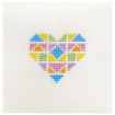 MAKE IT Mini Cross Stitch Kit - Heart