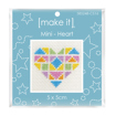 MAKE IT Mini Cross Stitch Kit - Heart