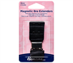 Bra Back Magnetic Expander Extender 28mm - 2 Hook - black