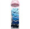 HEMLINE OMBRE BUTTONS QTY 90 BLUE