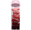 HEMLINE OMBRE BUTTONS QTY 90 RED