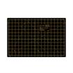 HEMLINE GOLD - A3 Cutting Mat 45 X 30Cm - medium black w gold print
