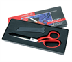 MUNDIAL - Scissors Dressmaking Serra Sharp - red handle - boxed  8in - 20cm