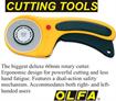 Olfa Rotary Cutter 60mm - Ergonomic Design