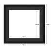 DIAMOND DOTZ - Aperture:66 X 66Cm Black/Black - inside frame:76 x76cm