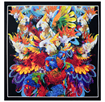Lorikeets Aloft A - 8 Block Panel