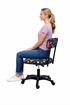 Adjustable back Sewing Chair 