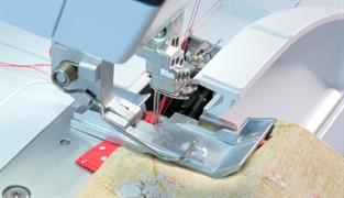 Bernette Overlocker Feet: L890 Gathering foot