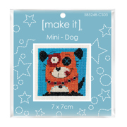 MAKE IT Mini Cross Stitch Kit - Dog