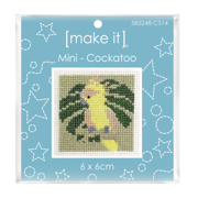 MAKE IT Mini Cross Stitch Kit - Cockatoo