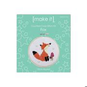 MAKE IT Cross Stitch Kit 10cm - Fox