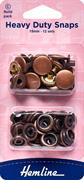 HEMLINE HANGSELL - Heavy Duty Snaps Refill Pack - bronze