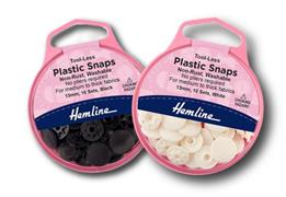 HEMLINE HANGSELL - Tool Less Plastic Snaps - 13mm - 10 sets