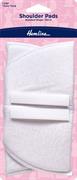 HEMLINE HANGSELL - Shoulder Pad Covered Set-In 13mm, large - white