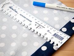 HEMLINE HANGSELL - Sewing Ruler / Seam Gauge 