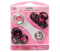 EYELETS STARTER SET 14MM - ONYX BLACK