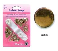 Fashion Snap 11mm Starter Kit - Gold