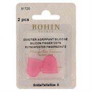BOHIN - Rubber Finger Cots (S) - pink rubber 2 pack