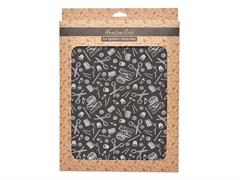 HEMLINE GOLD - A4 Quilters Mulit-Mat 30 X 24 Cm - print cotton cover  black suedette  blac