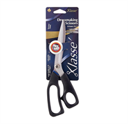 Klasse Scissors - Fabric Serrated 9 1/4" - Black Handle