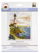 No Count Cross Stitch Kit 26.5cm x 33.3cm - Lighthouse Cape