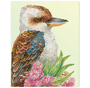 DIAMOND DOTZ - Kookaburra And Gum Blossom - 51 x 41cm