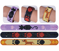 DISCONTINUED - Diamond Dotz 3 Bracelets Multi Pack - Pets - 2.5 x 22.61cm (1 x 9in)