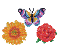 Diamond Dotz 3 Stickers Multi Pack - Classic - 9 x 8cm (3.5 x 3.2in)