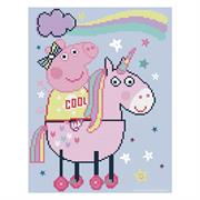 DIAMOND DOTZ - Peppa Pig s Magical Unicorn - 27 x 35cm