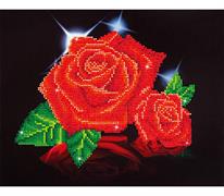 DIAMOND DOTZ - Red Rose Sparkle - 35.5 x 27.9cm (14 x 11in)