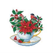 DIAMOND DOTZ - Festive Cuppa - 32 x 32cm