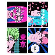 DIAMOND DOTZ - Dotzies Flock Neon Anime - 25 x 20cm