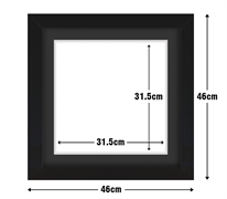 Frame with Framing Mat Board DDF19.B315X315MB