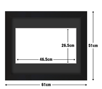 Frame with Framing Mat Board DDF21.B465X265MB