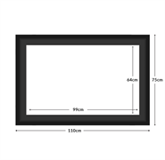 DIAMOND DOTZ - Aperture:99 X 64Cm Black/Black