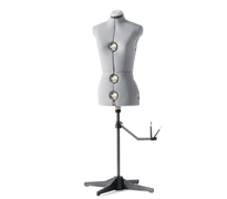 Dressform Dummies - Adjustable Dressform - Mannequin Adjustable - MOD. 151 Grey (150 Dress Model)