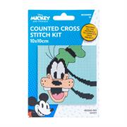 Disney Counted Cross Stitch Kit 10 x 10cm - Goofy