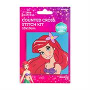 Disney Counted Cross Stitch Kit 10 x 10cm - Ariel