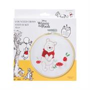 Disney Counted Cross Stitch Kit 15cm round - Pooh
