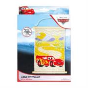 Disney Long Stitch Wall Hanging Kit 23 x 32.5cm - Lightening McQueen