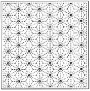 DARUMA - Sashiko Printed Cloth White - Star