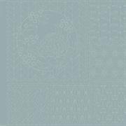 Sashiko Panel - Linen/Cotton 137 x 50cm Botanical Notre Dame