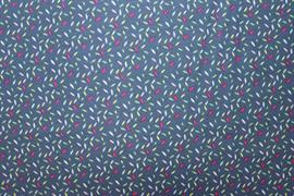 Riley Blake Printed Cotton - Serendipity Navy 112cm
