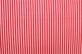 Riley Blake Printed Cotton - Stitched Stripe Red 112cm