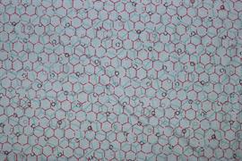 Riley Blake Printed Cotton - Geometric Aqua 112cm