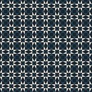 Riley Blake Printed Cotton - Retro Shapes Blue 112cm