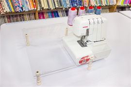 Custom Acrylic Overlocker Extension Table - CLEAR (36.5cm x 48cm)
